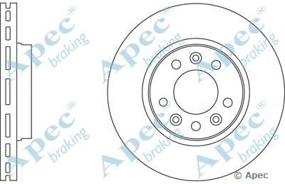APEC BRAKING dsk2610 -  Тормозной диск
